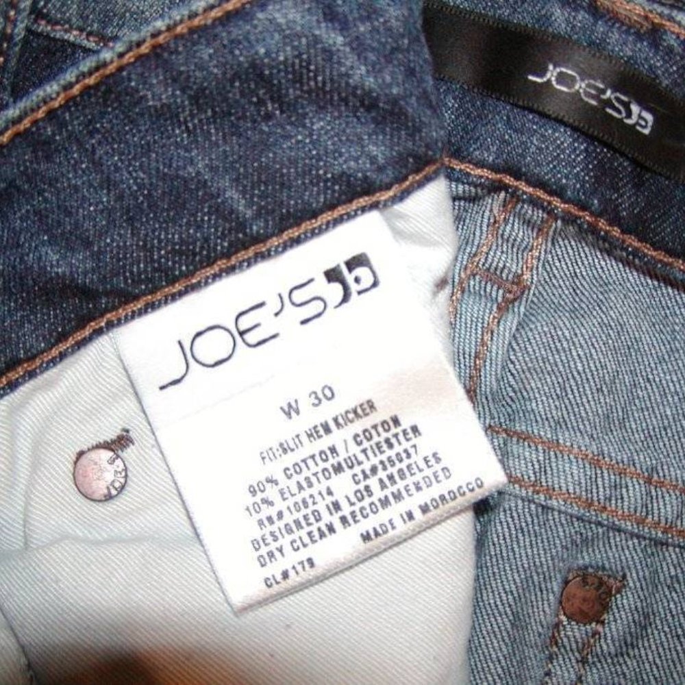 JOES WOMENS MED WASH STRETCH FIT SLIT HEN KICKER CAPRIS SZ 30 EUC! - Picture 3 of 6